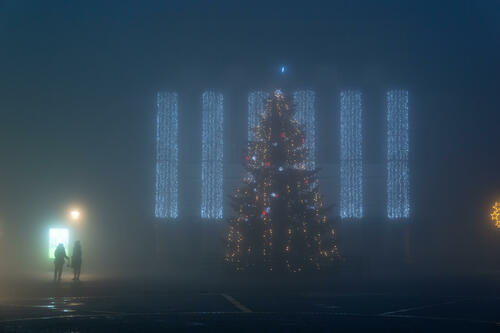 Christmas decorations at the theatre 2